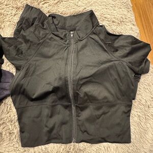 Black Zip-Up Jacket